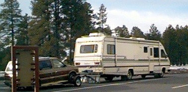 Motorhome and van